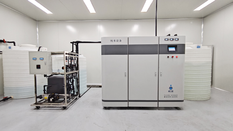 卓水越電子級超純水系統(tǒng)安裝案例分享之四川某新材料公司篇